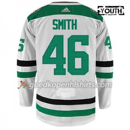 Dallas Stars GEMEL SMITH 46 Adidas Wit Authentic Shirt - Kinderen